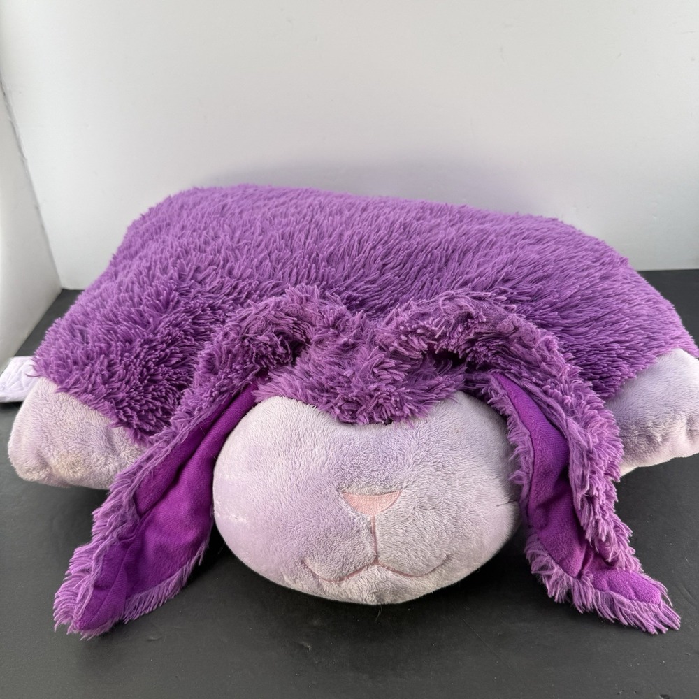 MY PILLOW PET BUNNY PURPLE Rabbit Easter Light Purple Long Ears Pillow